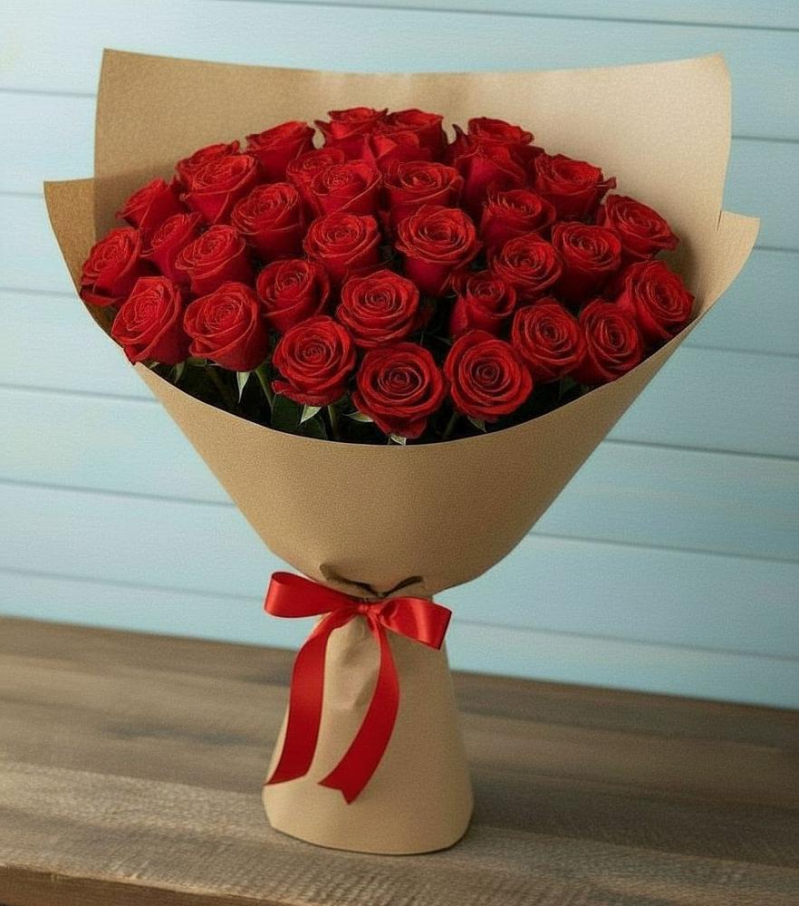 Букет Красные розы Милано в Заворово