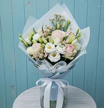 Букет очаровательный аромат #REPLACE_PRED# Заворово Букет цветов из:  Розы и Лизиантусы #REPLACE_PRED# Заворово