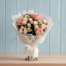 Букет цветов из:  Розы в Заворово