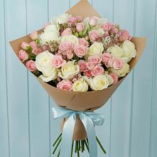 Букет романтичный подарок #REPLACE_PRED# Заворово Букет цветов из:  Розы #REPLACE_PRED# Заворово